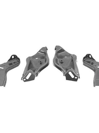 GLA1413 Front Bumper Bracket Set Driver Side/Passenger Side